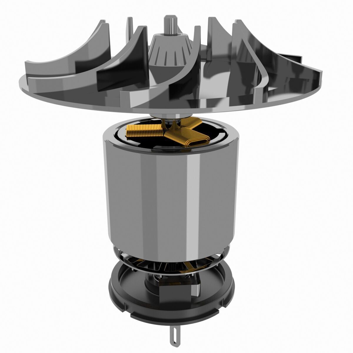 Electro Motor 2 3D model_1