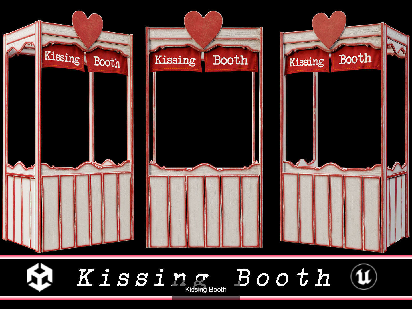 Saint Valentines Day Props Pack 1 3D Model Collection_17