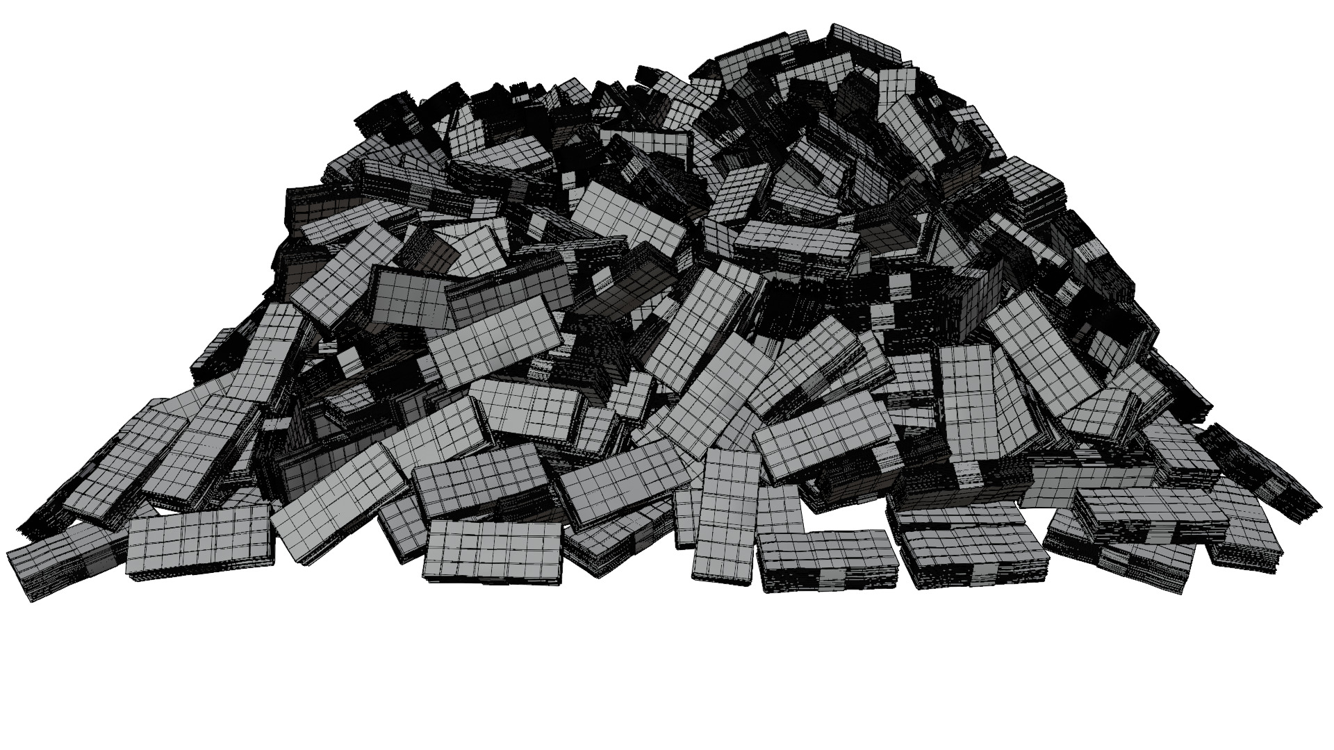 Pile Of Money 3D model_10