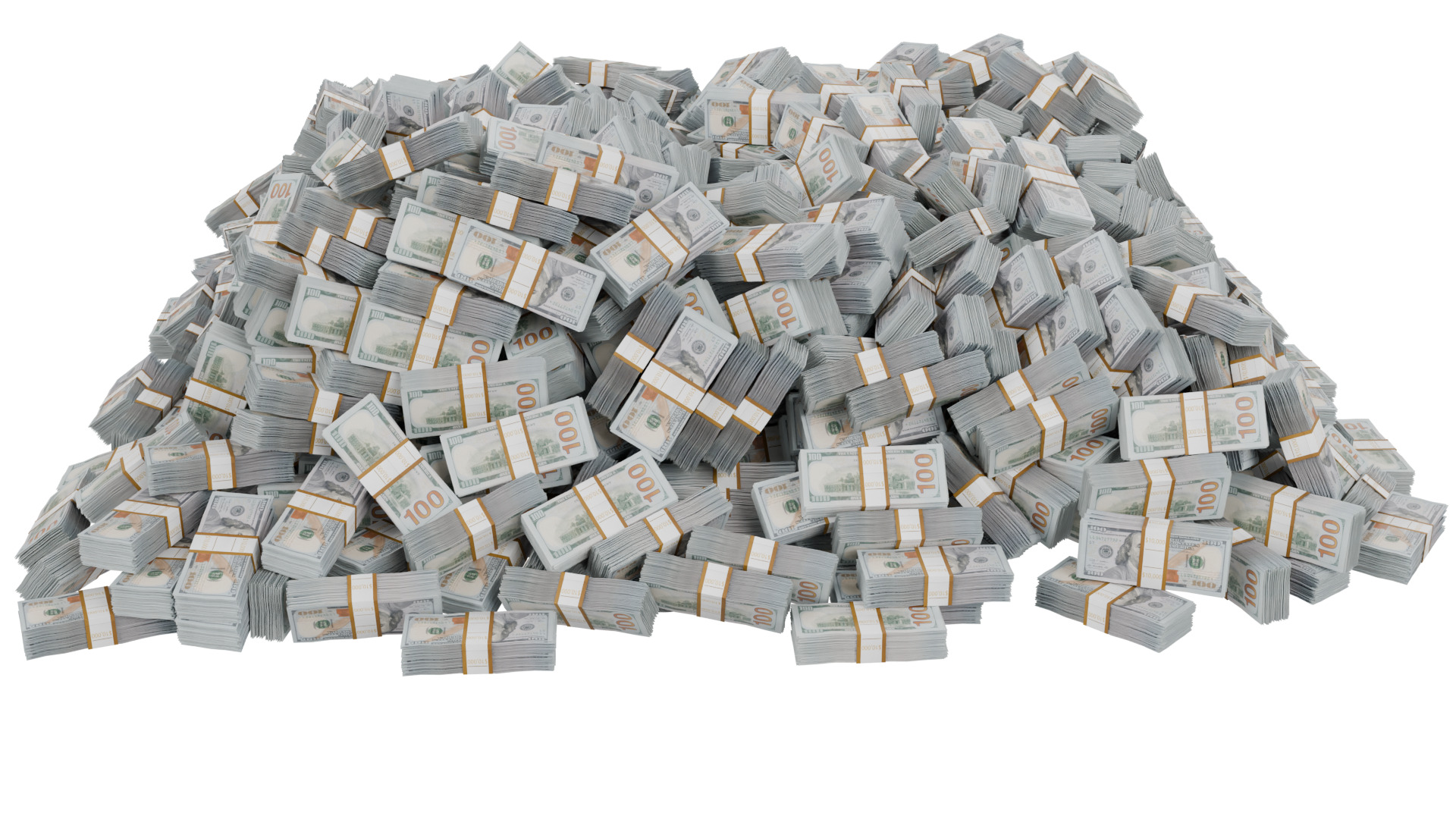 Pile Of Money 3D model_3