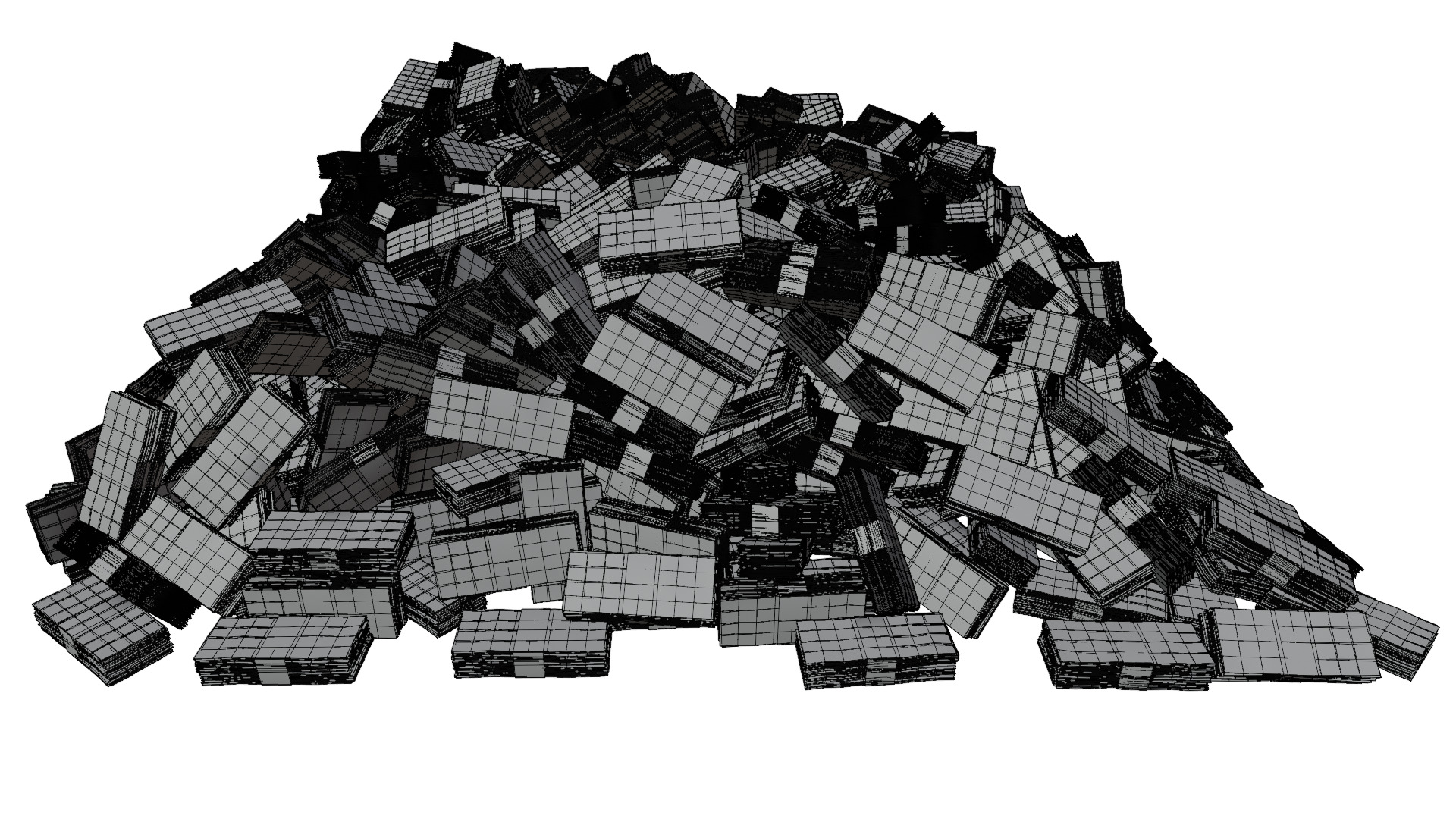 Pile Of Money 3D model_16