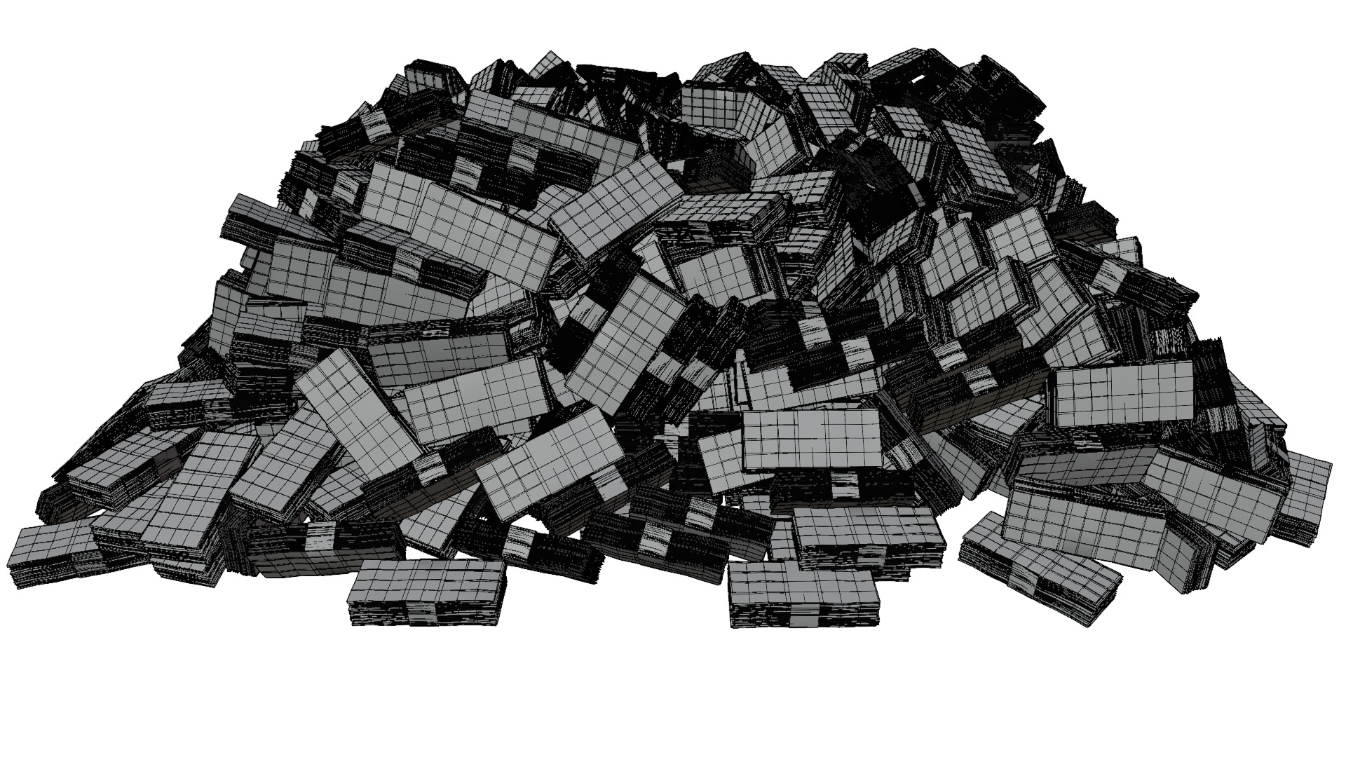Pile Of Money 3D model_14