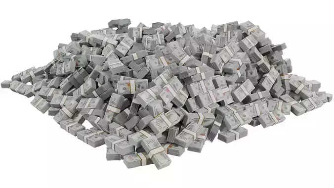 Pile Of Money 3D model