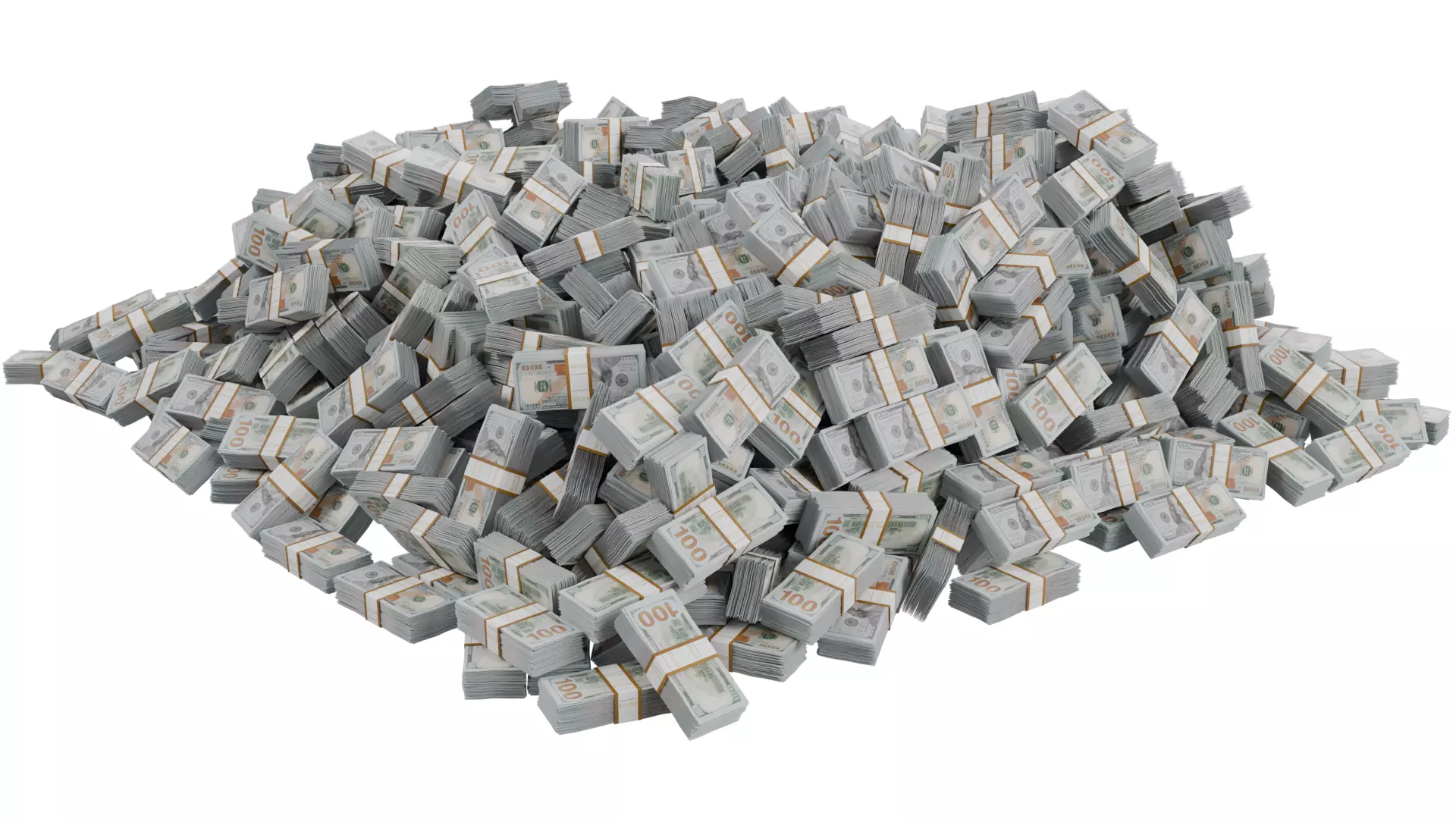 Pile Of Money 3D model_0