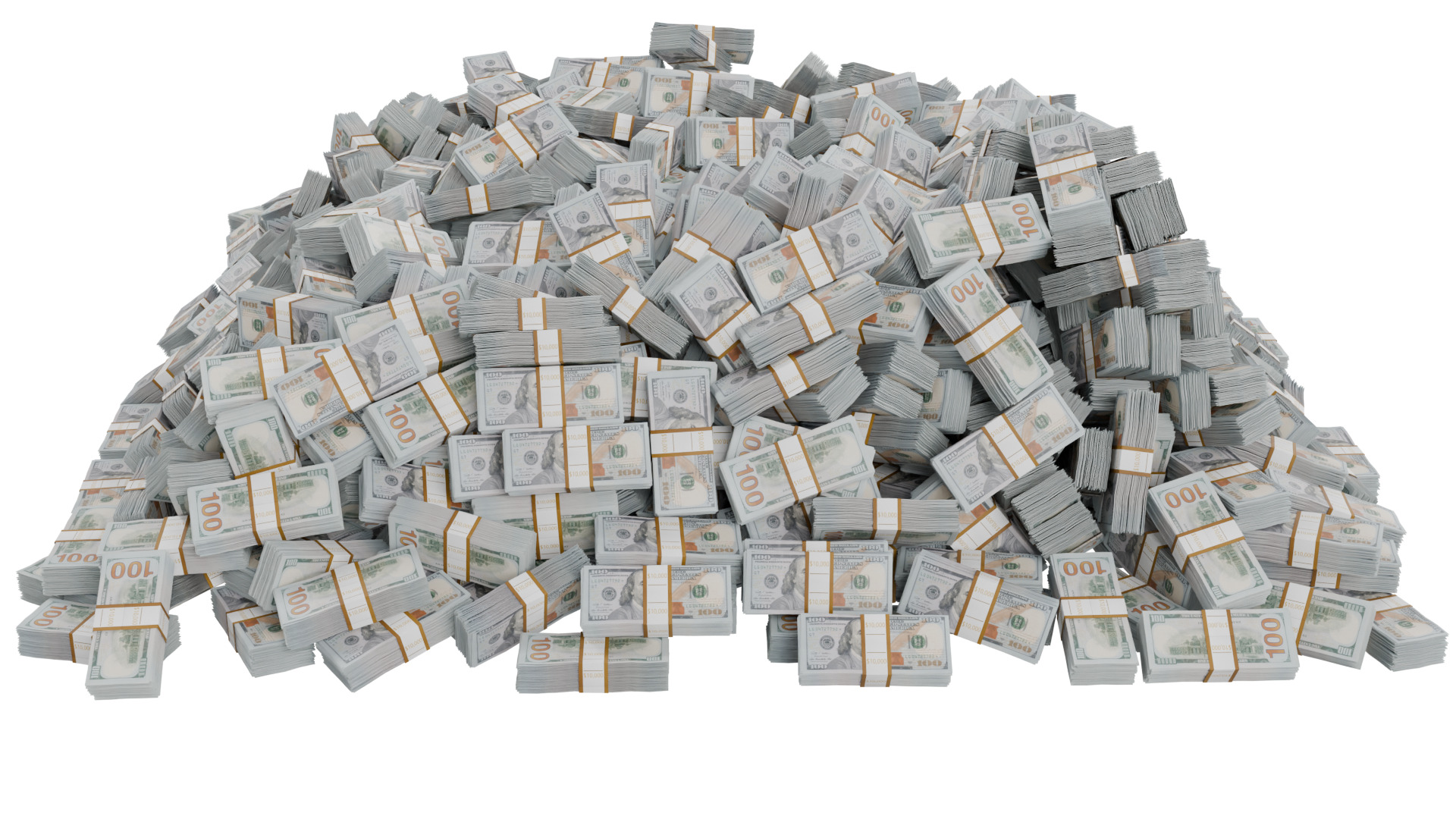 Pile Of Money 3D model_1