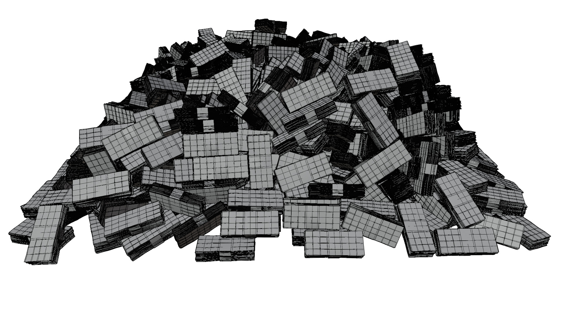 Pile Of Money 3D model_12