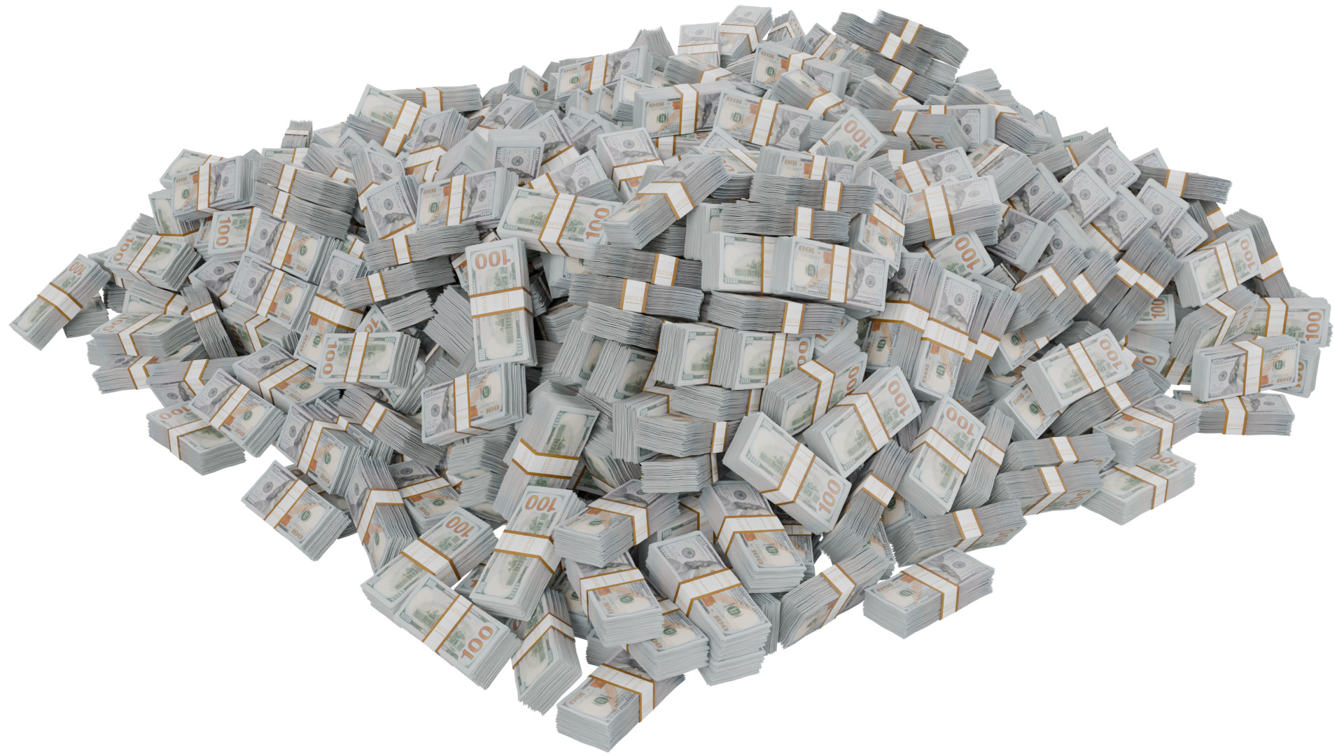 Pile Of Money 3D model_2