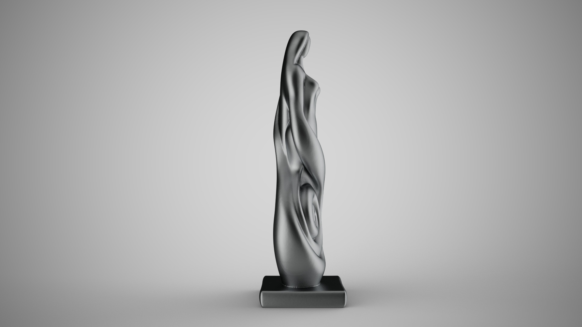 Woman Abstract Trinket 3 3D print model_5