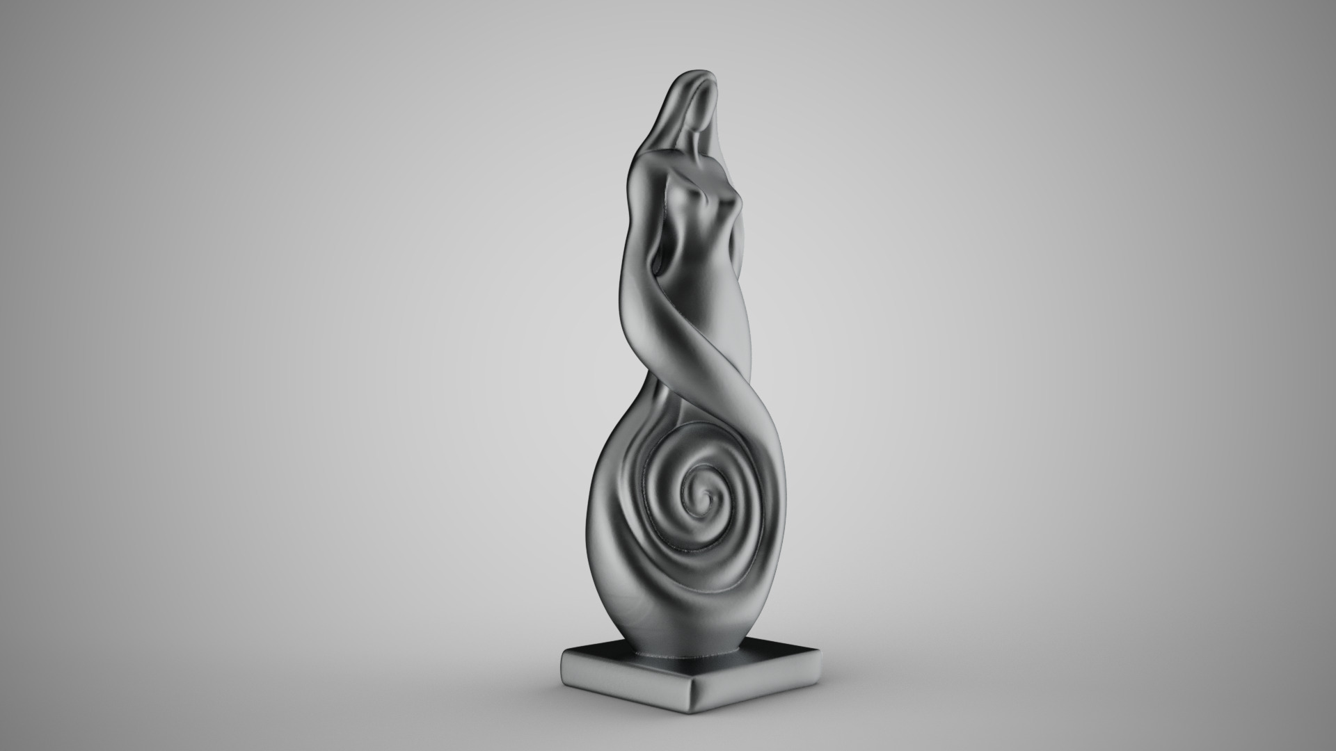 Woman Abstract Trinket 3 3D print model_4