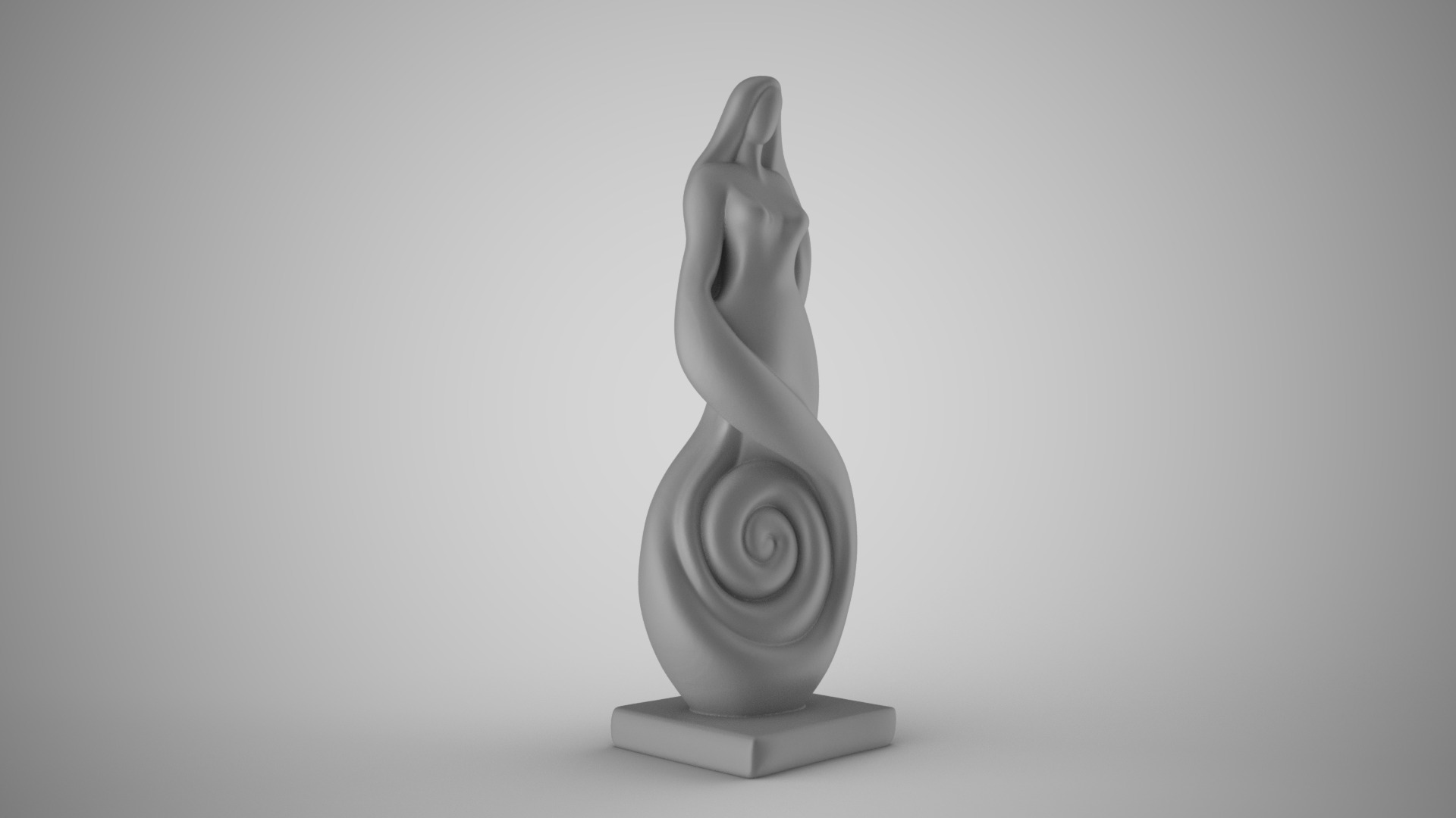 Woman Abstract Trinket 3 3D print model_3