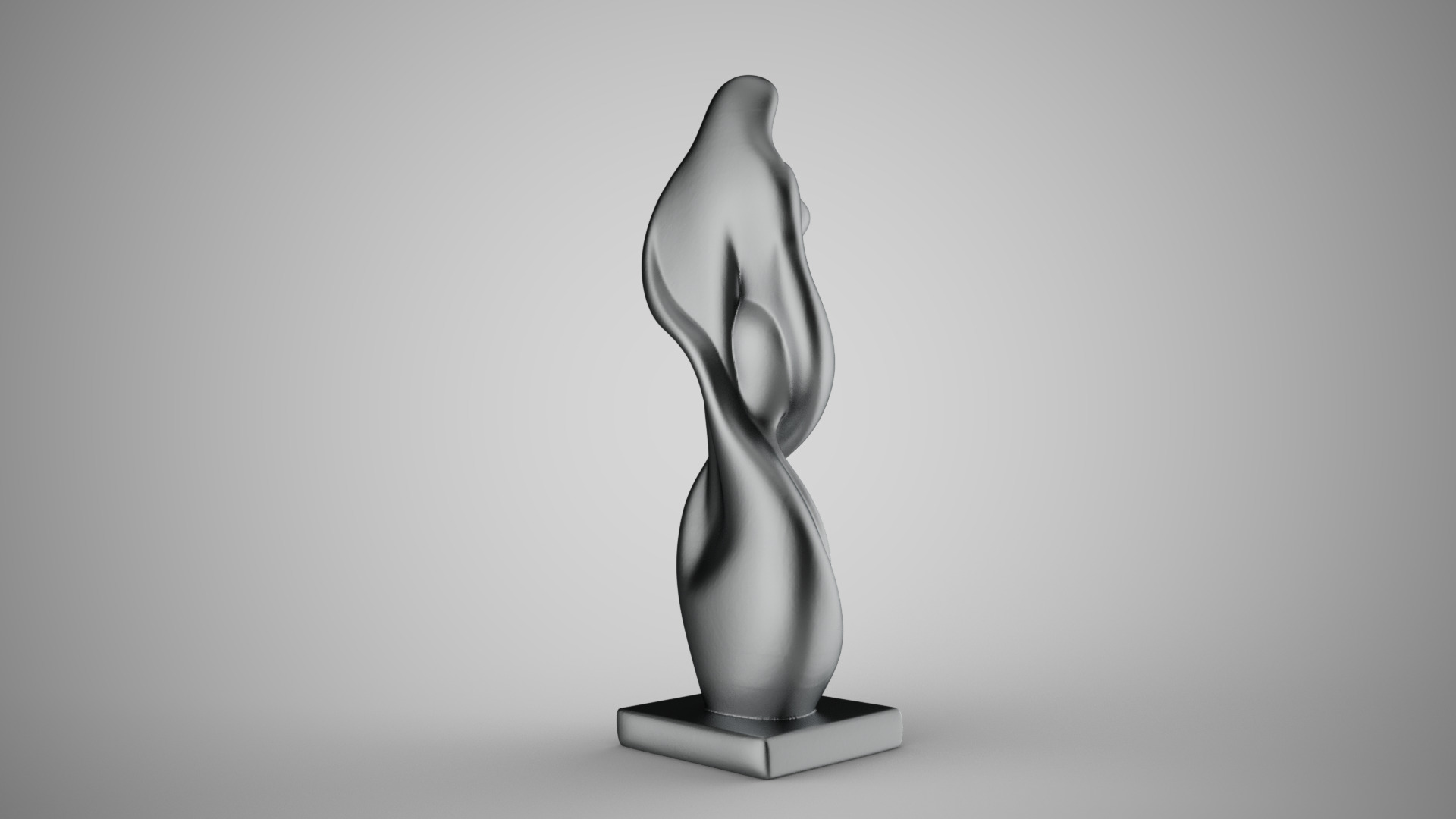 Woman Abstract Trinket 3 3D print model_6