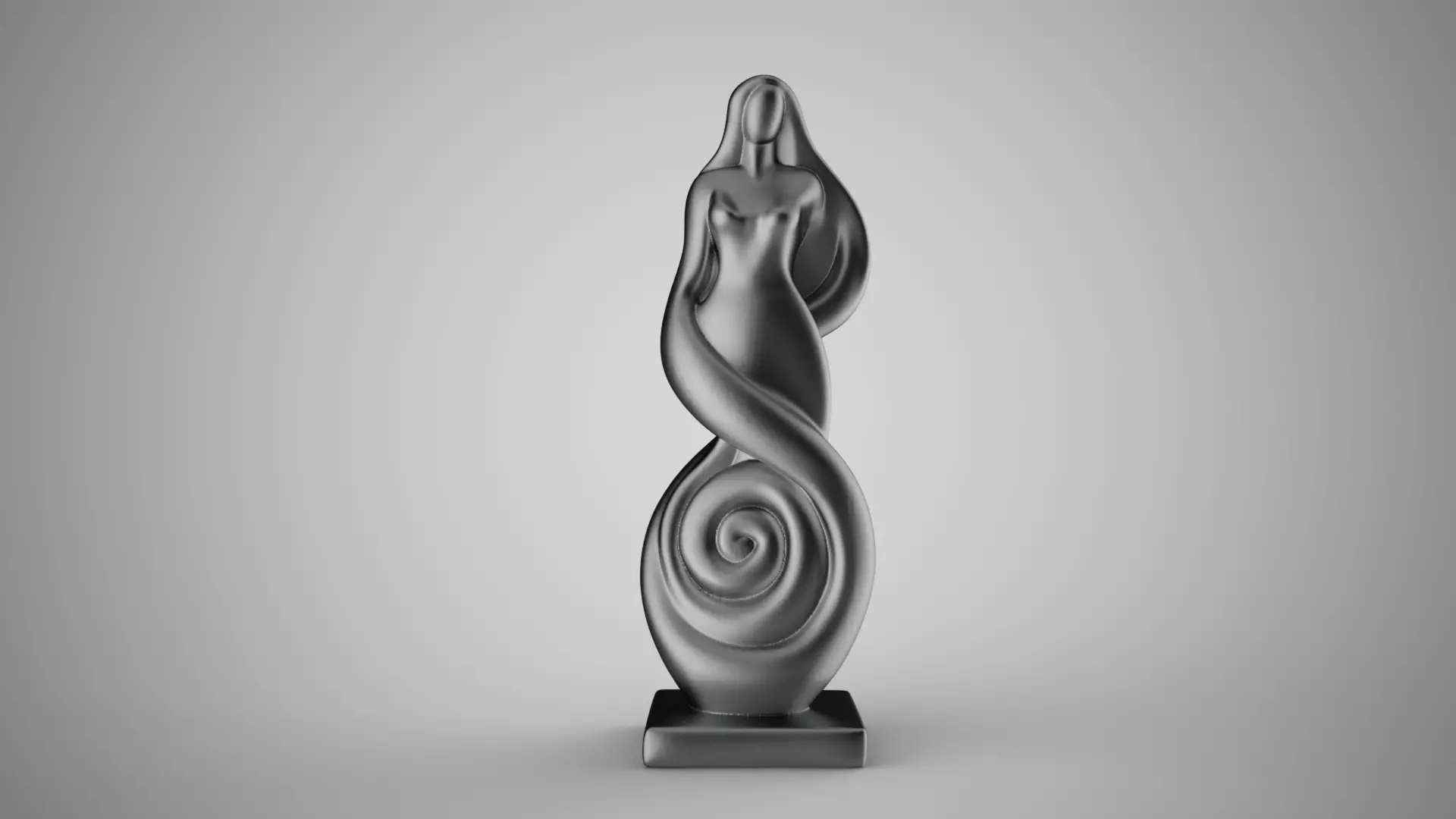 Woman Abstract Trinket 3 3D print model_0
