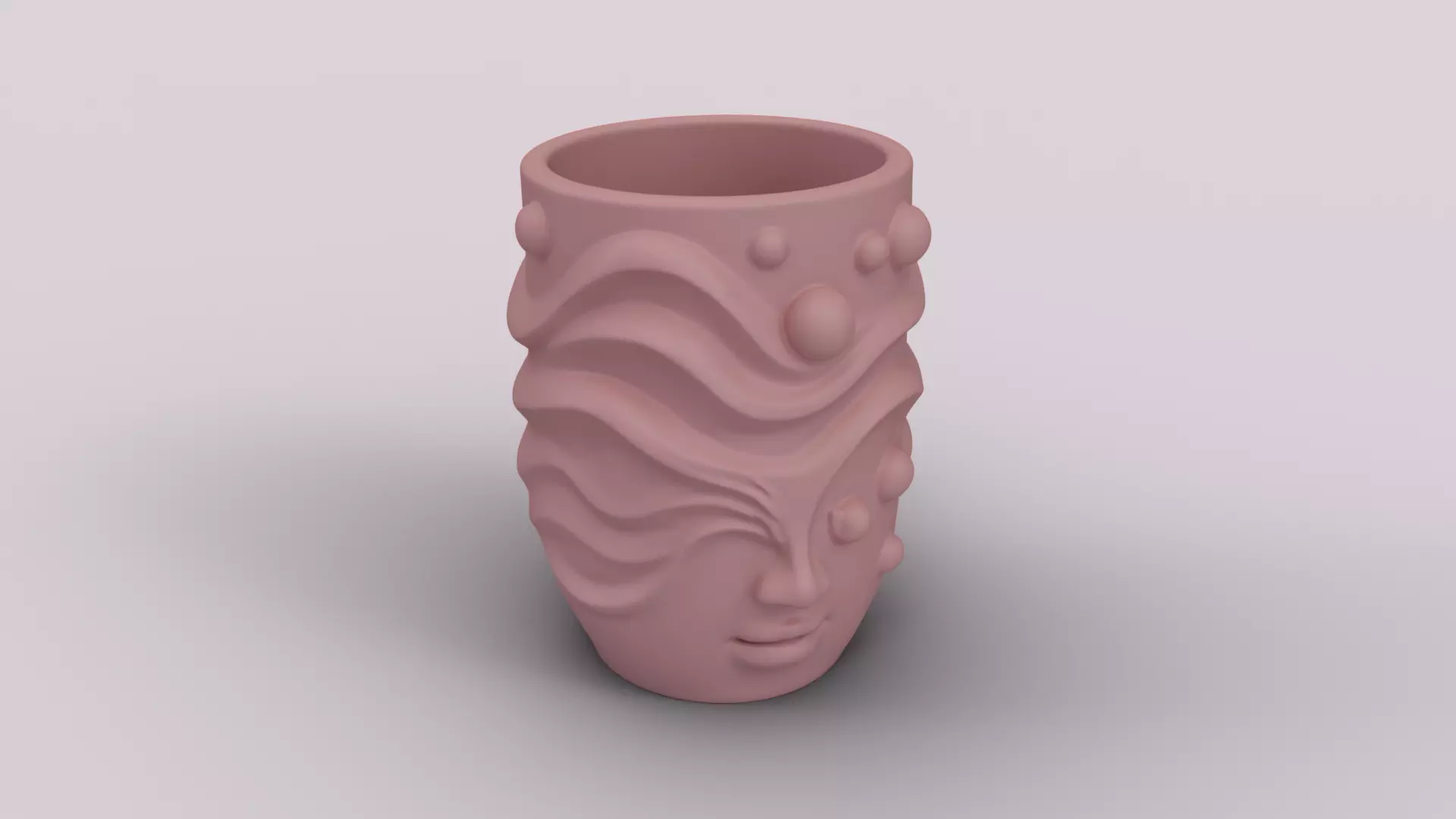 Abstract Face Planter 3D print model