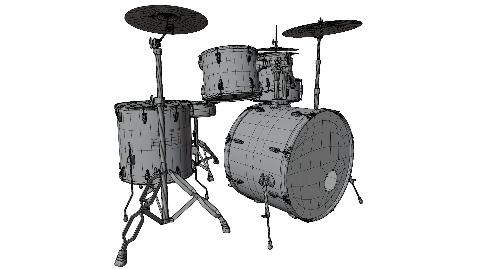 Drum Set 3D model_9