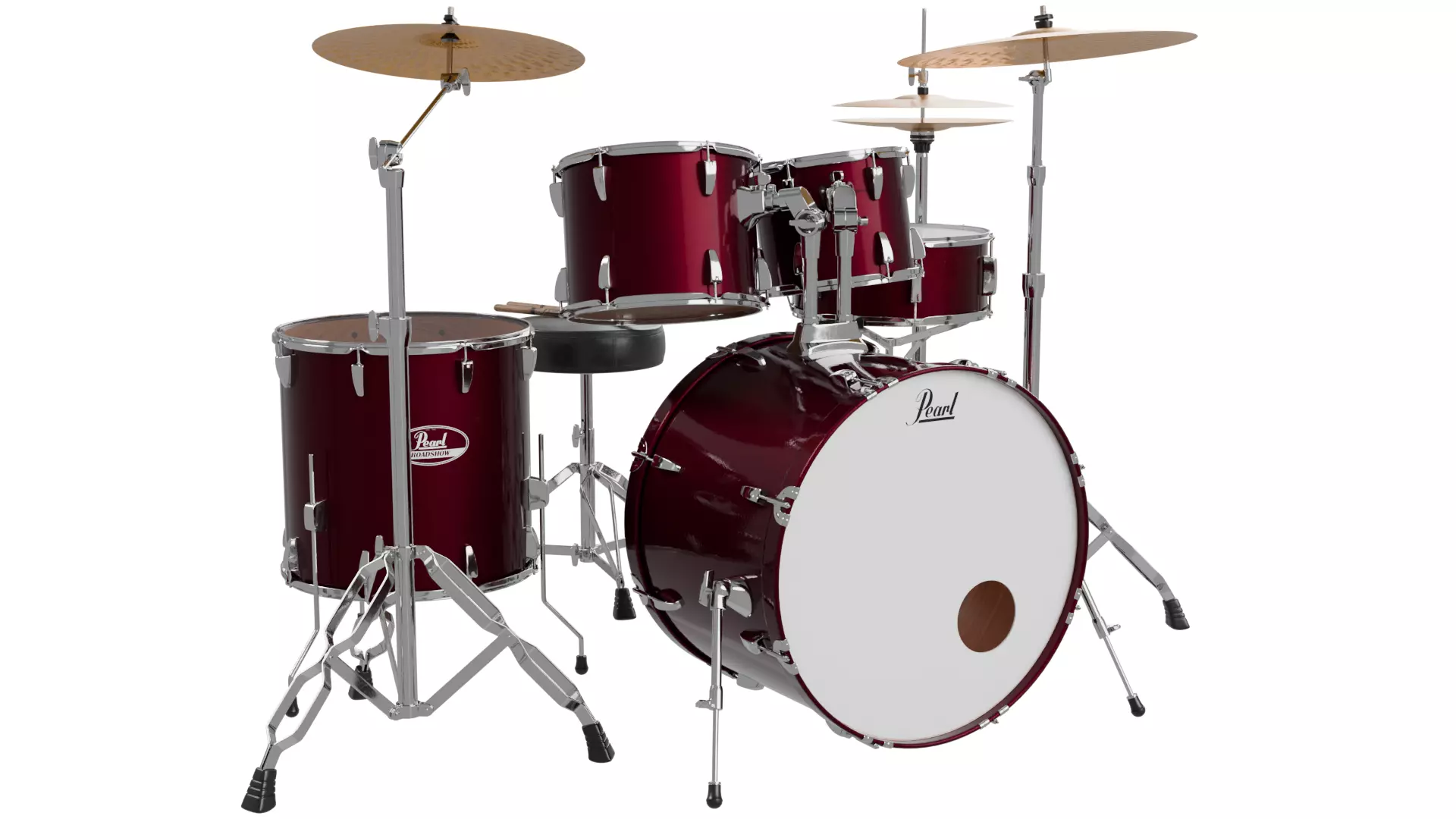 Drum Set 3D model_0