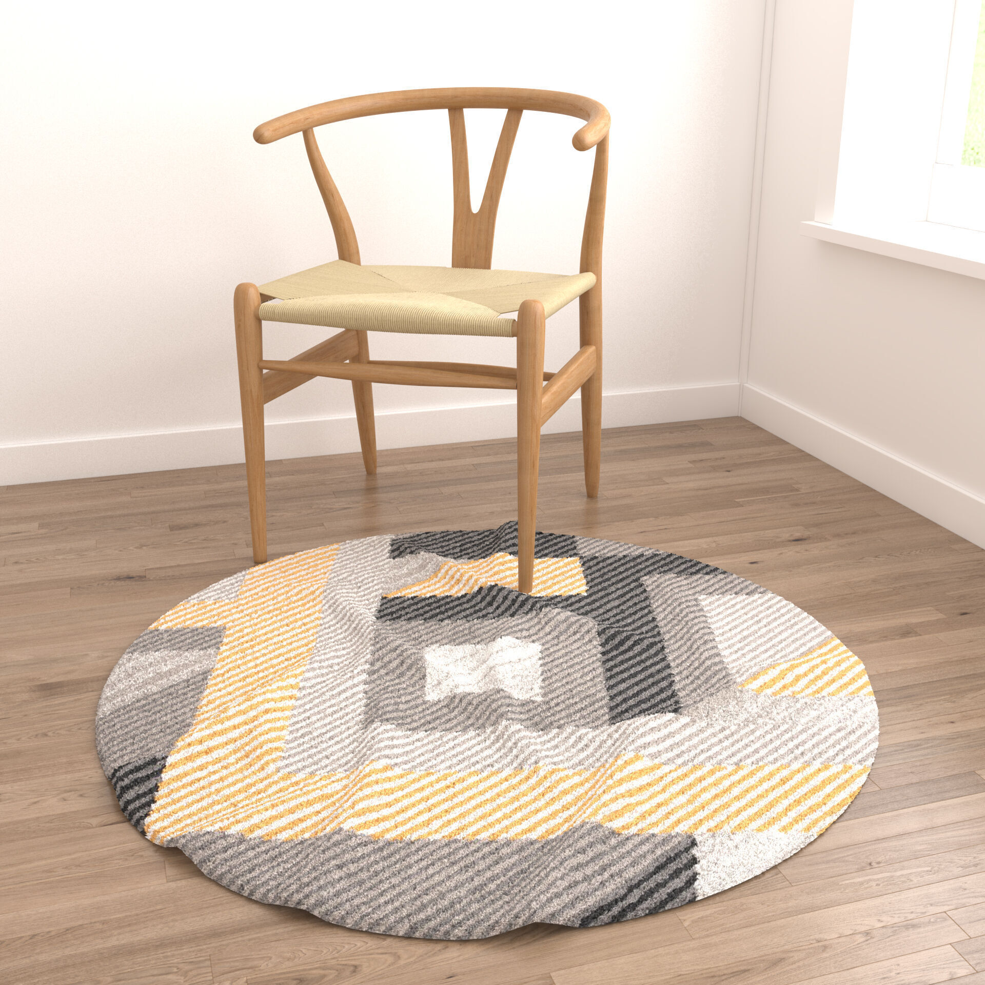 Rugs No 1021 Low-poly 3D model_3