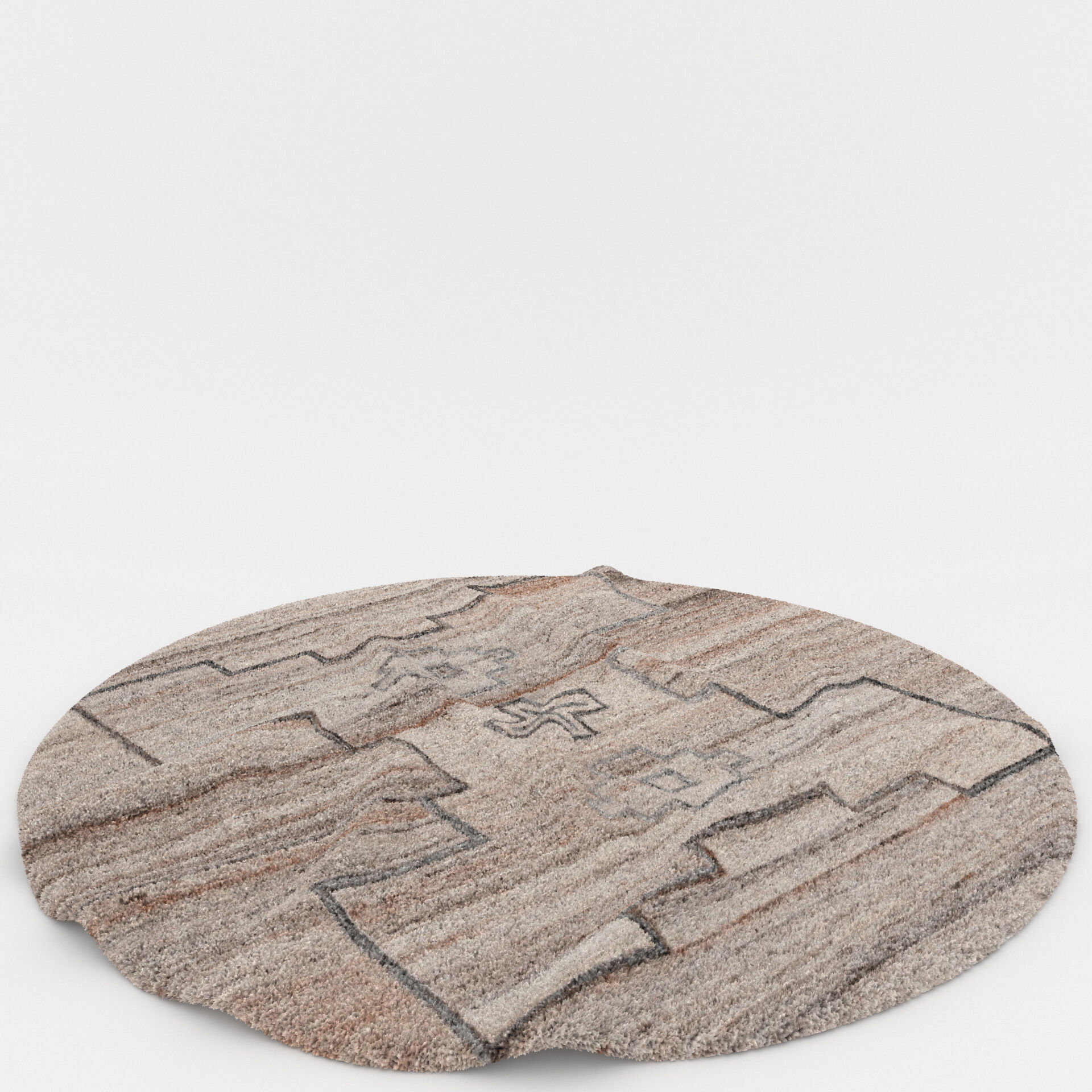 Rugs No 1021 Low-poly 3D model_6