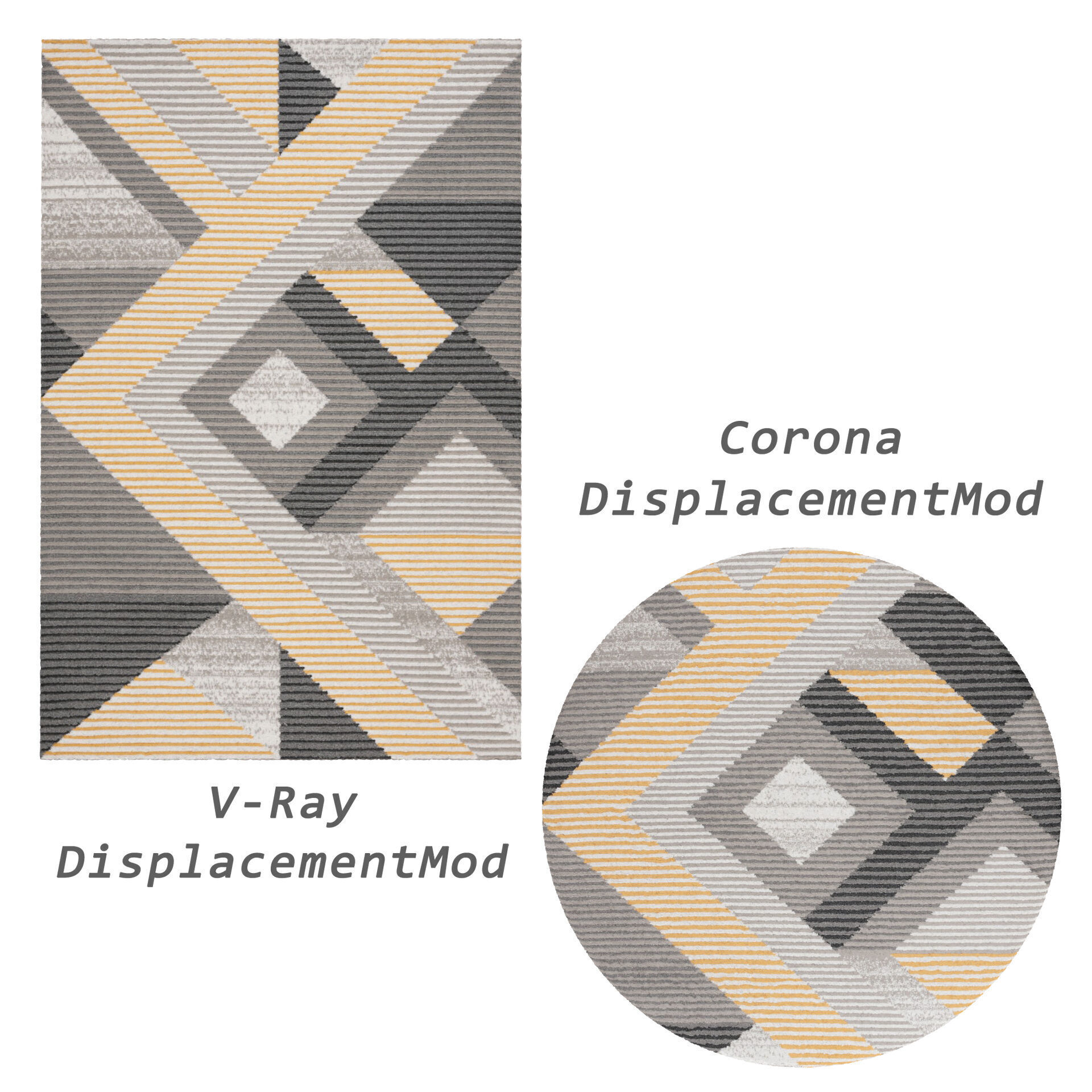 Rugs No 1021 Low-poly 3D model_2