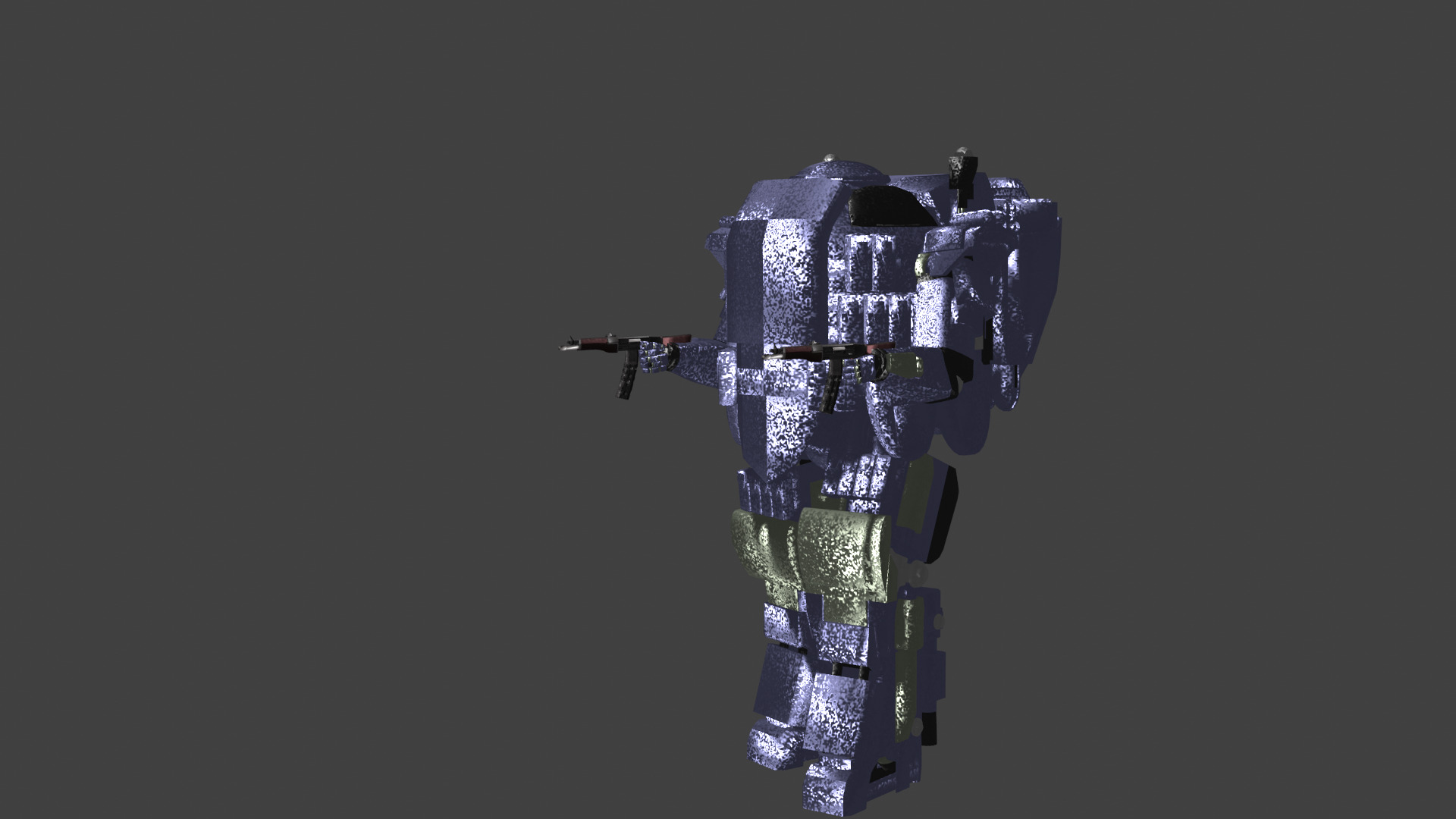 CombatRoboV9M5Mushroom Free low-poly 3D model_2