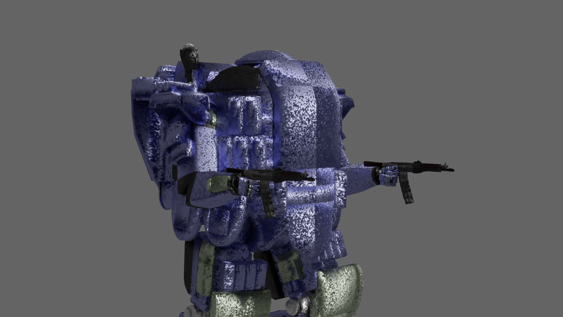 CombatRoboV9M5Mushroom Free low-poly 3D model_1