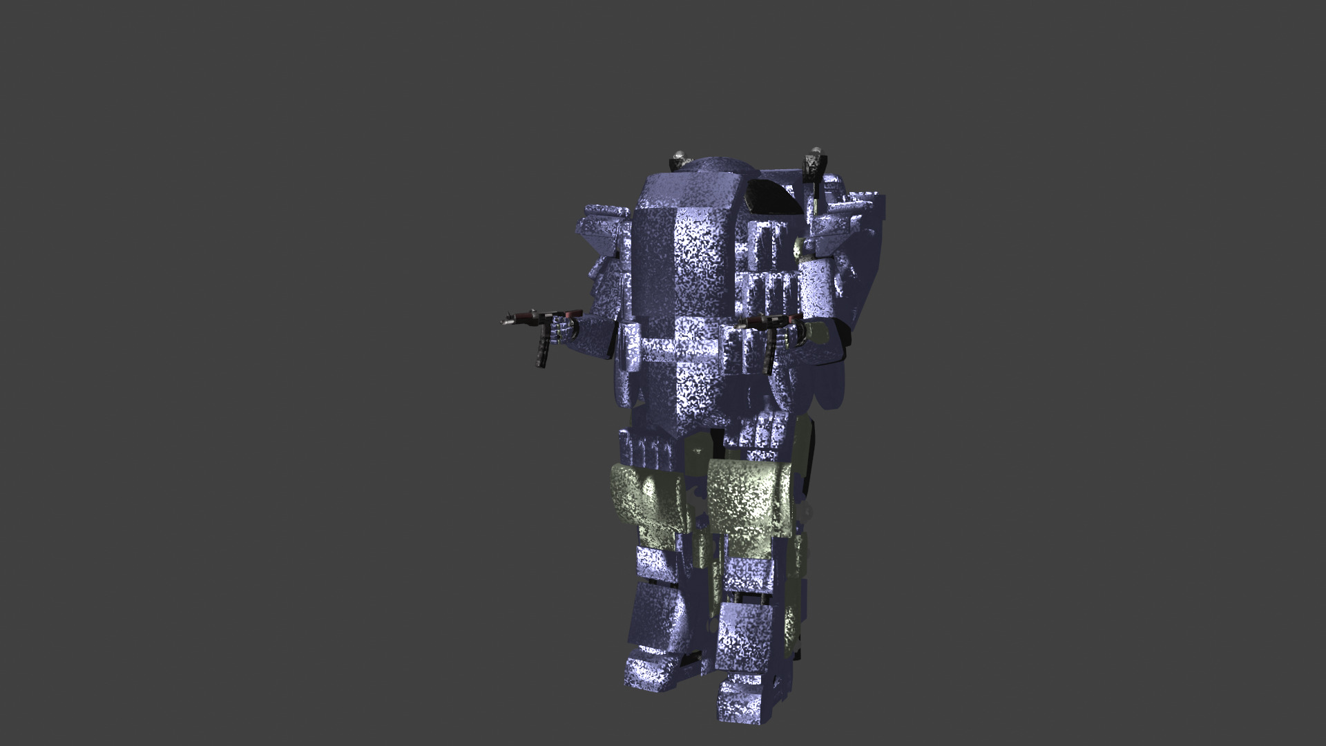 CombatRoboV9M5Mushroom Free low-poly 3D model_3