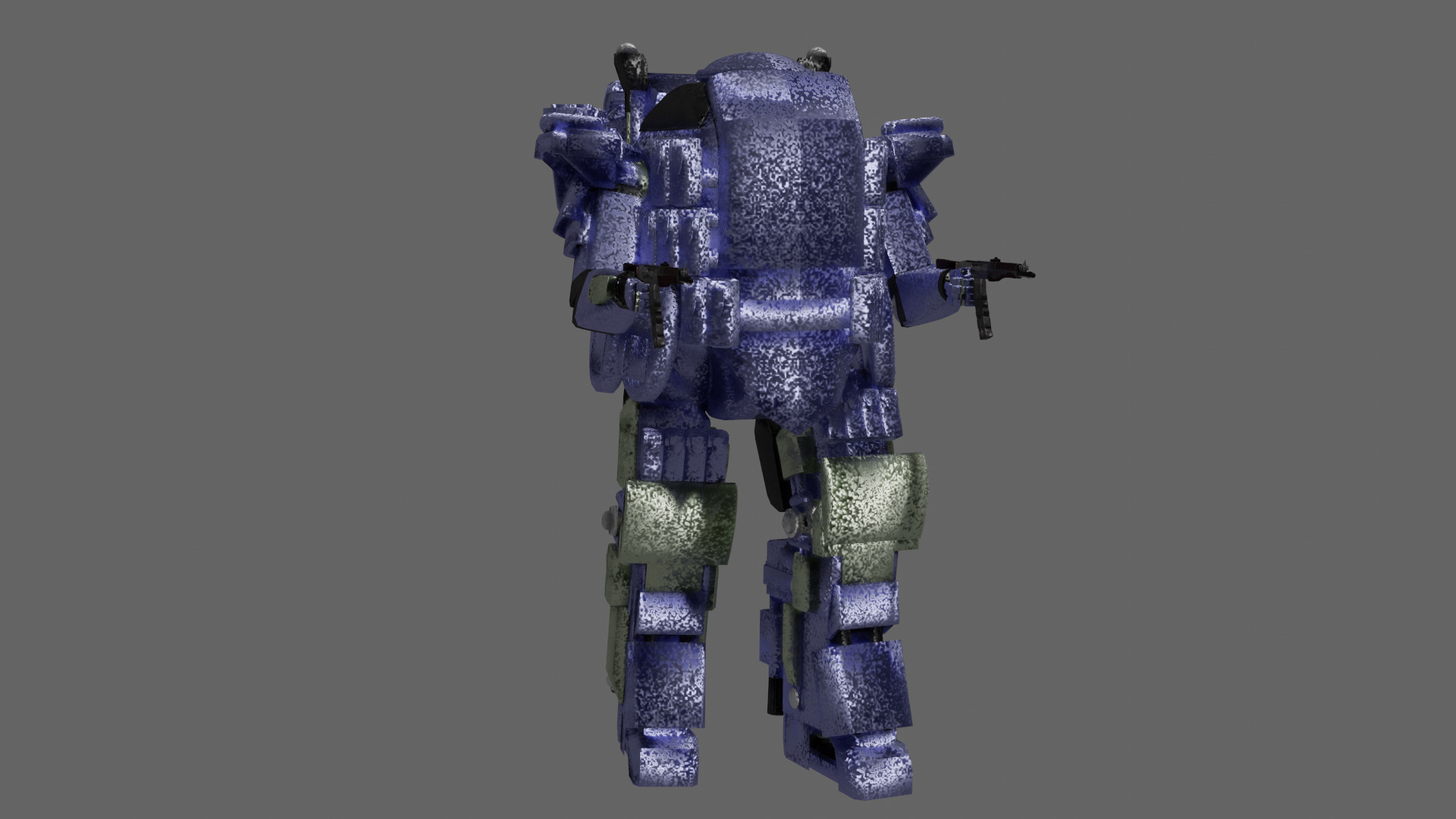 CombatRoboV9M5Mushroom Free low-poly 3D model_4