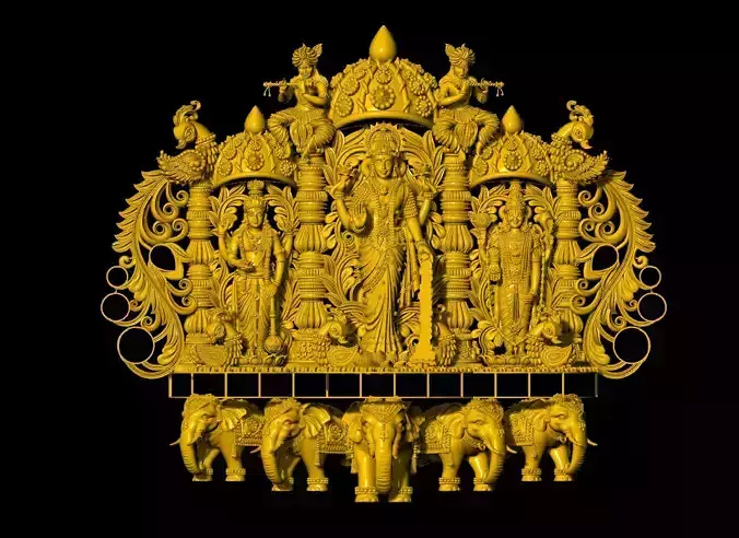 Temple Jewellery Pendat gold file light weight