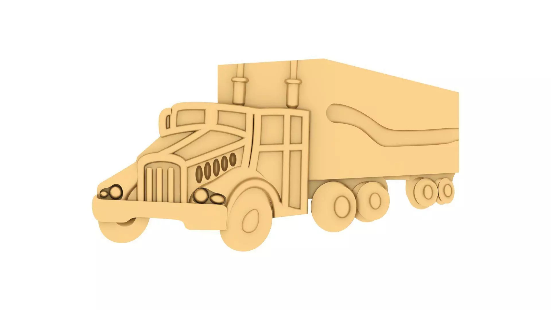 Highway King Pendant 3D print model
