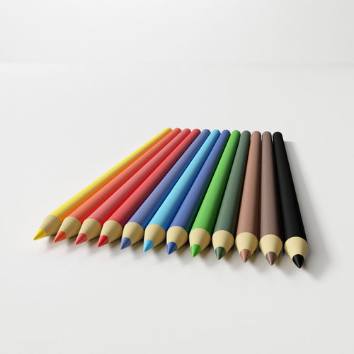 Colour Pencil V2 3D model