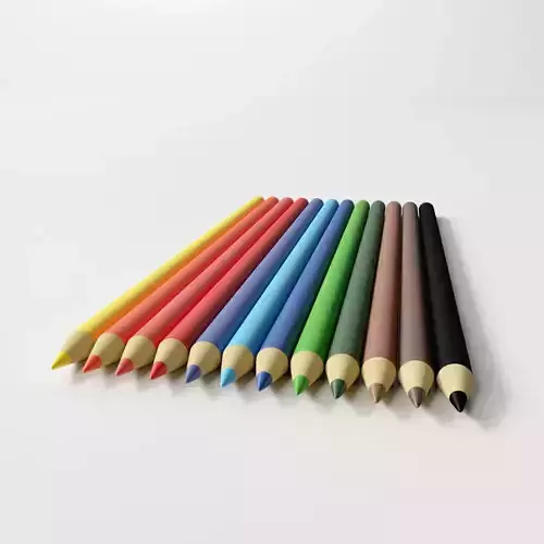 Colour Pencil V2 3D model