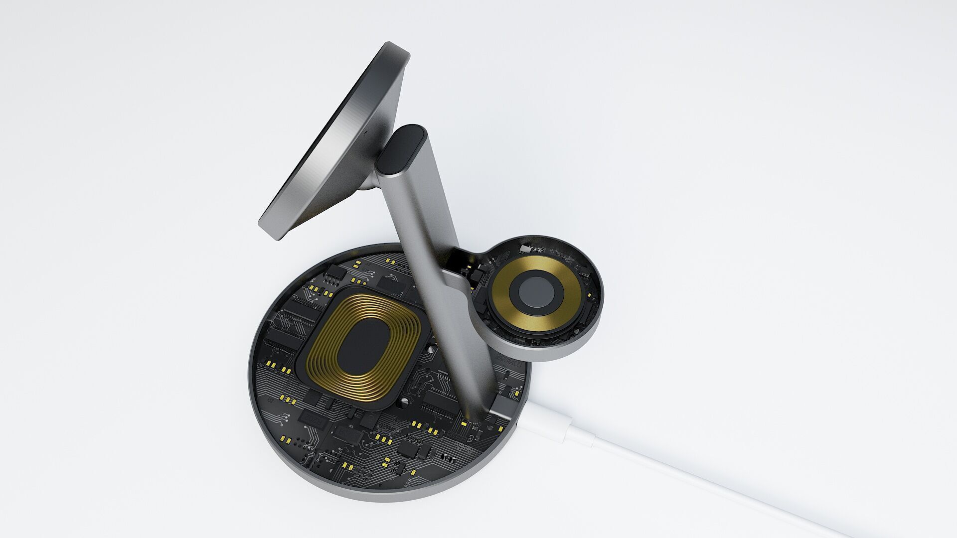 No Money Charger Circuit Board 1 3D model_2