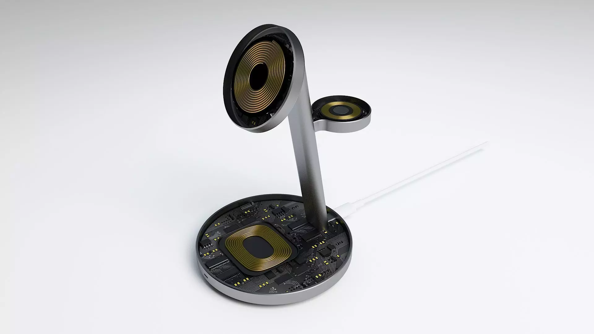 No Money Charger Circuit Board 1 3D model_0