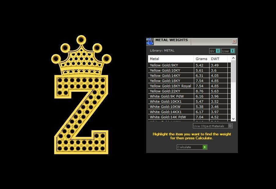 Alphabet V2 Diamond Font Style Pendant Z 3D print model_5