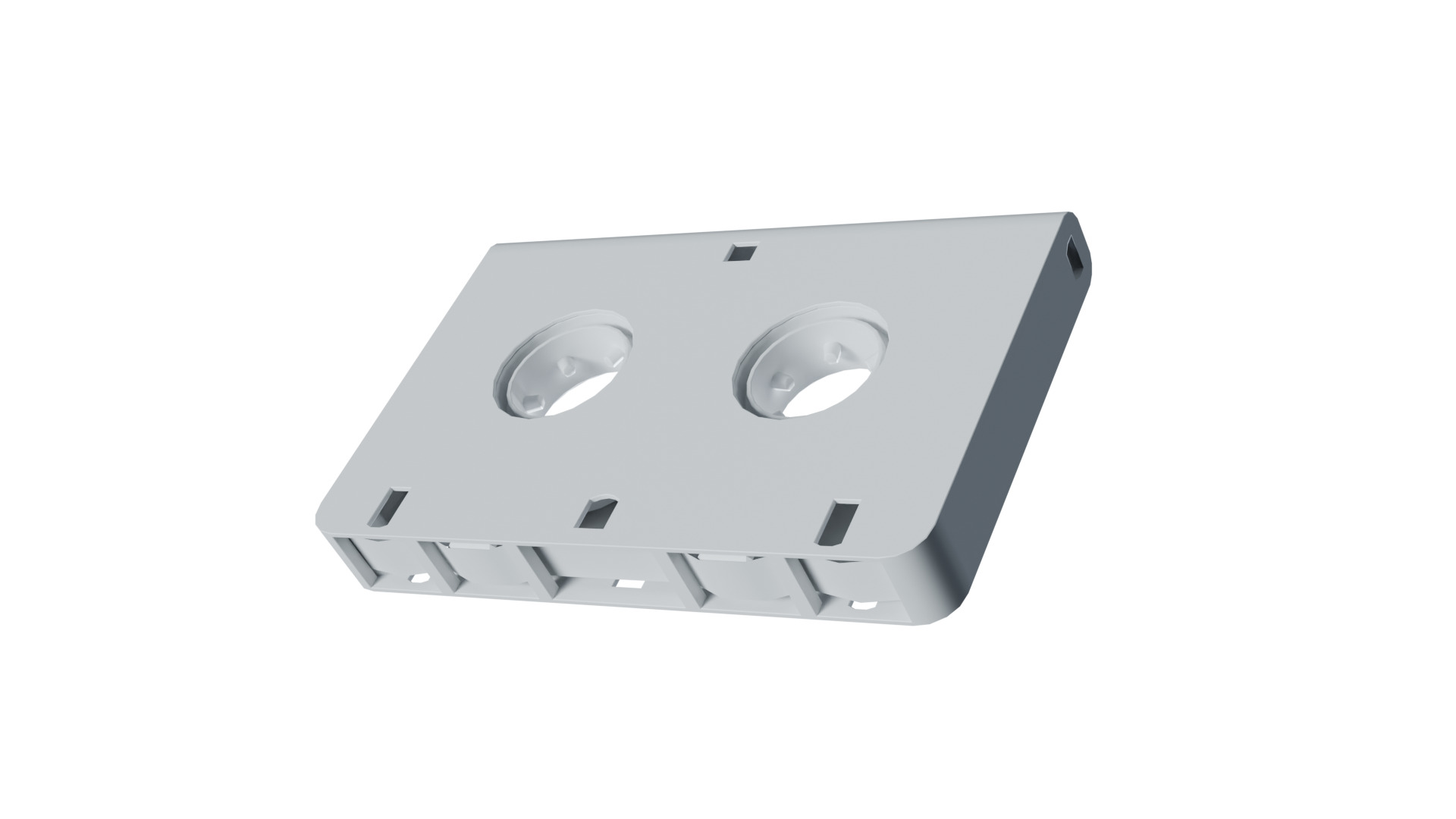 Microcassette MK7 Low-poly 3D model_5