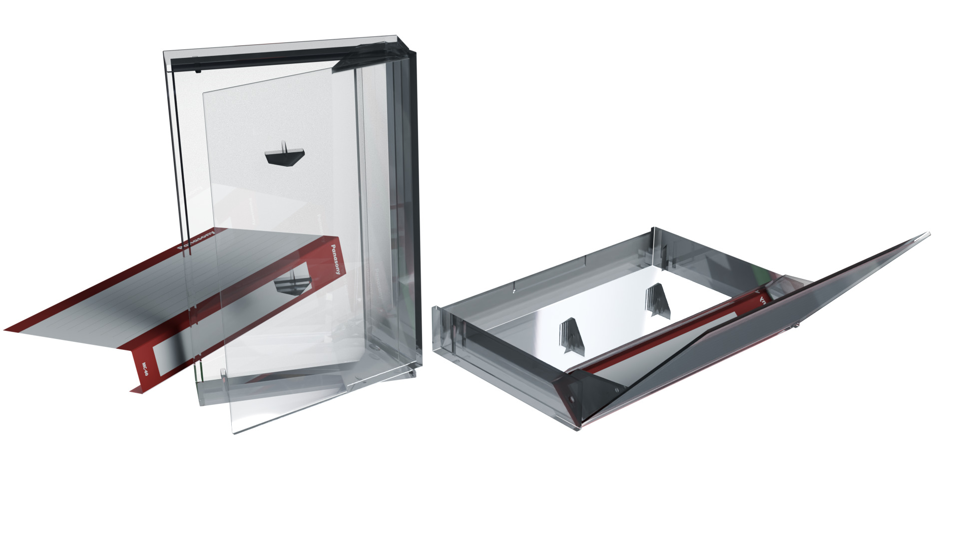 Microcassette MK7 Low-poly 3D model_9