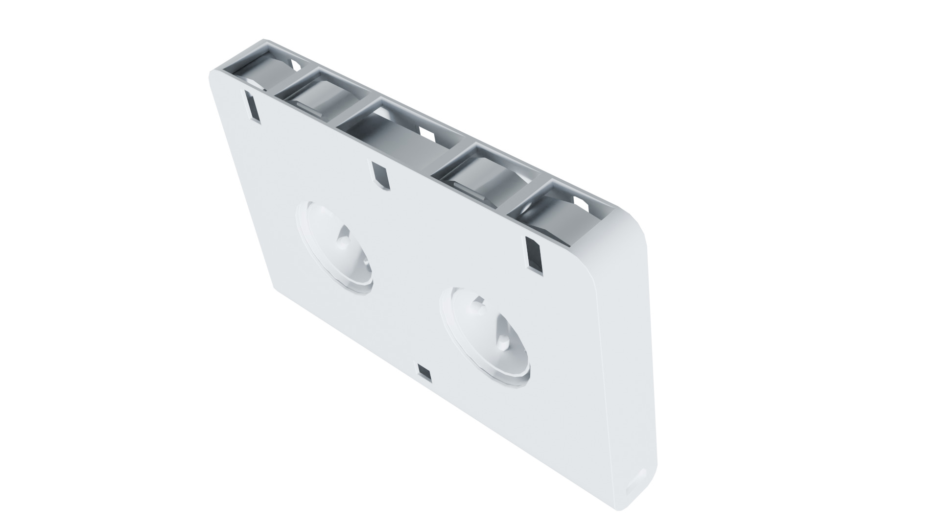 Microcassette MK7 Low-poly 3D model_3