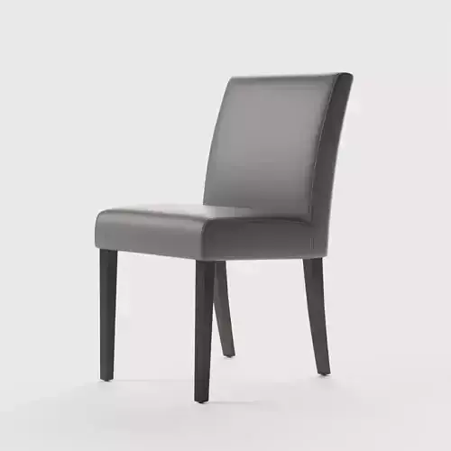 Lowe Pewter Leather Dining Chair