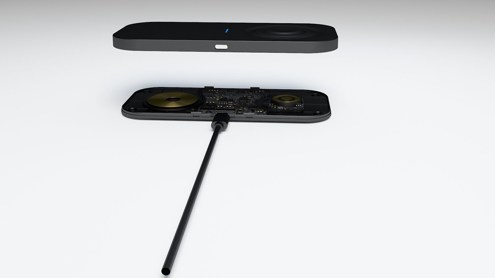 No Money Charger Circuit Board 3 3D model_2