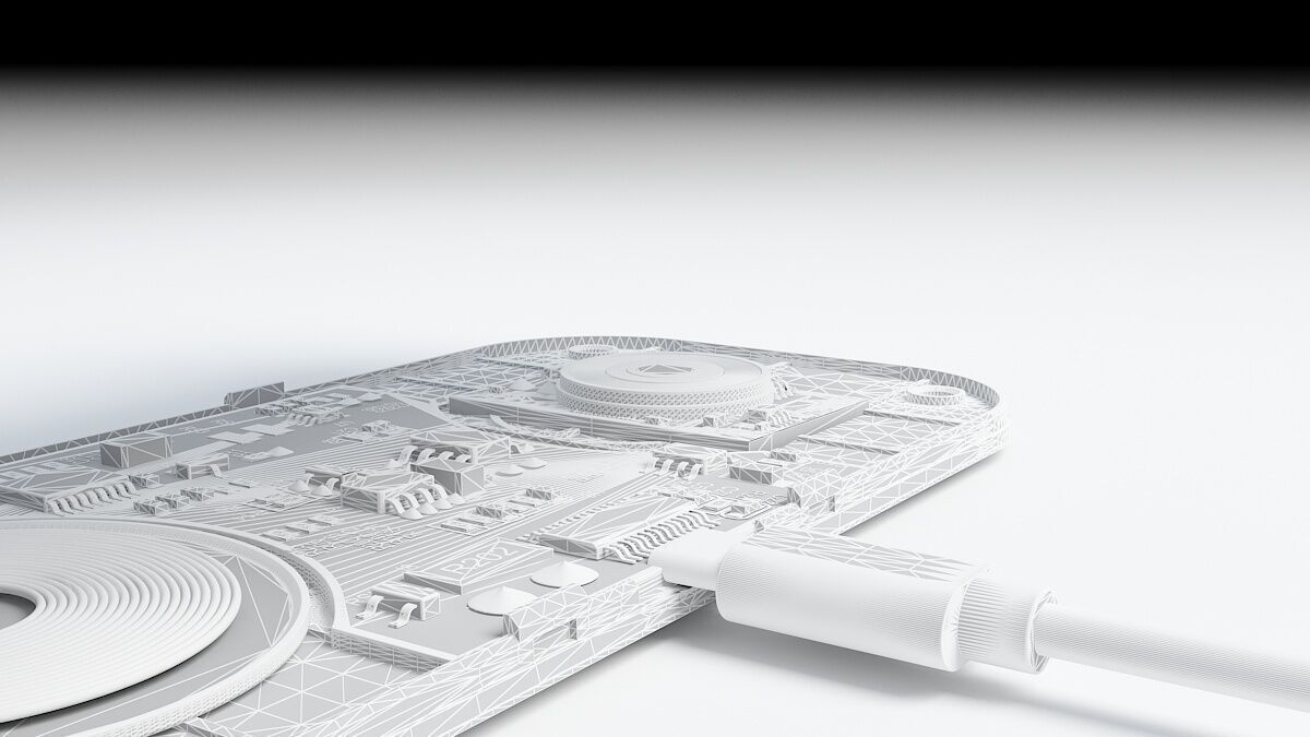 No Money Charger Circuit Board 3 3D model_15