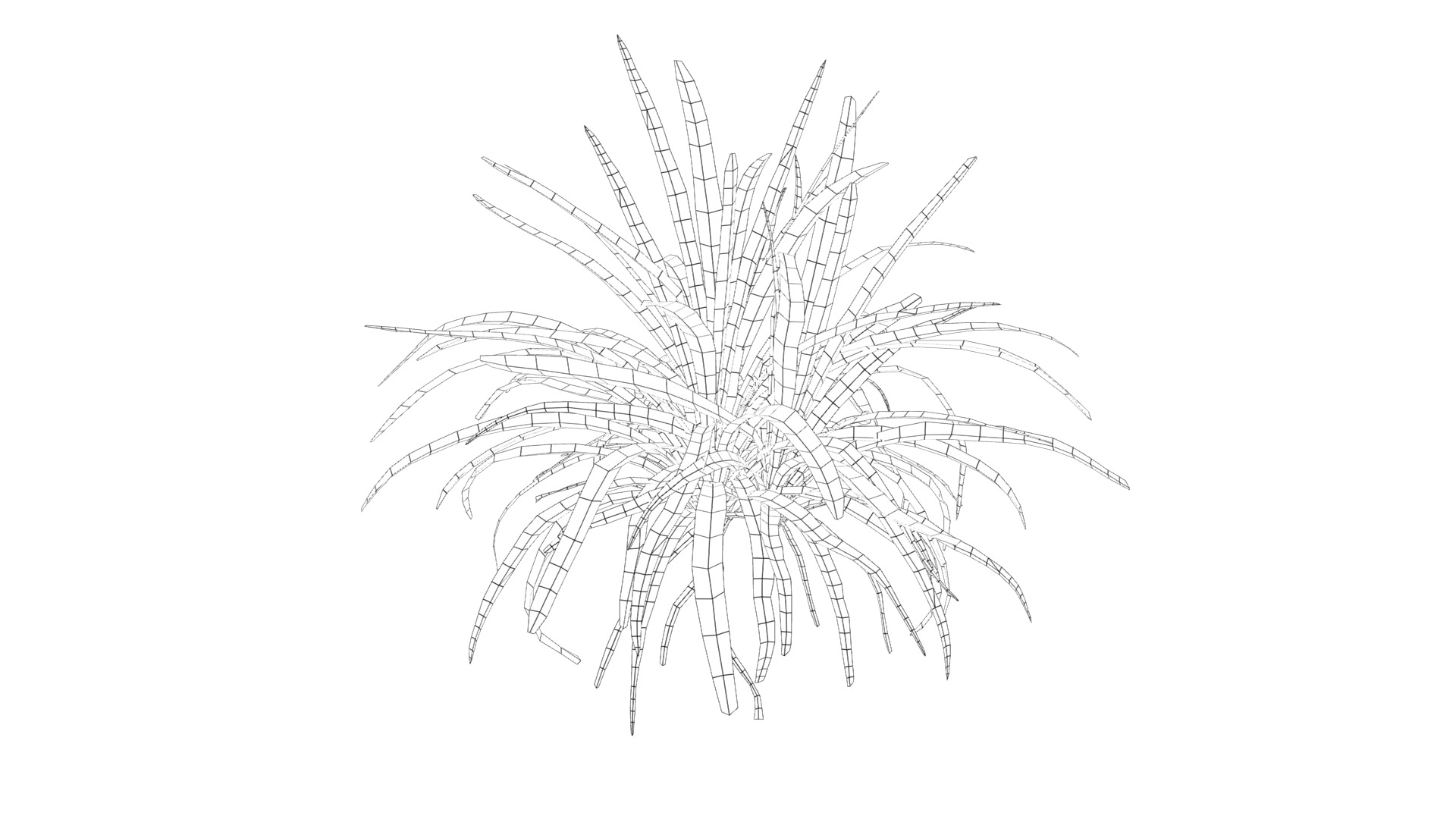 Huge Tree Set Pack All In One Low-poly 3D model_33