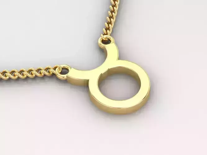 Taurus Zodiace Pendant V1