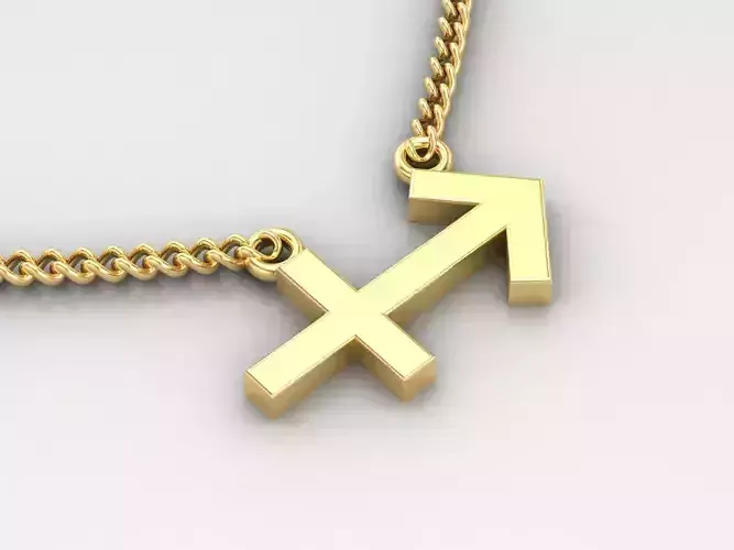 Sagittarius Zodiace Pendant V1