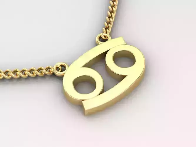 Cancer Zodiace Pendant V1