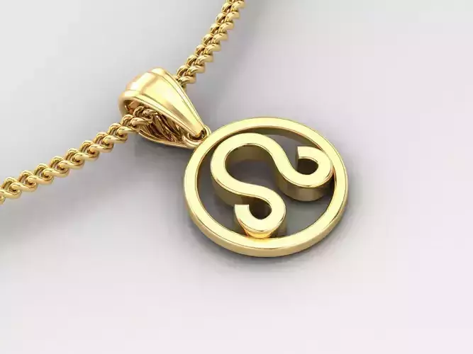Leo Zodiace Pendant V2