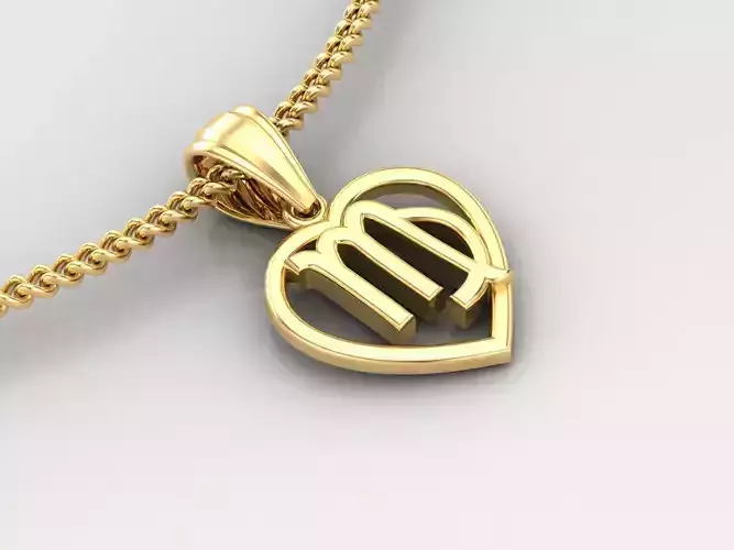 Virgo Zodiace Pendant V3