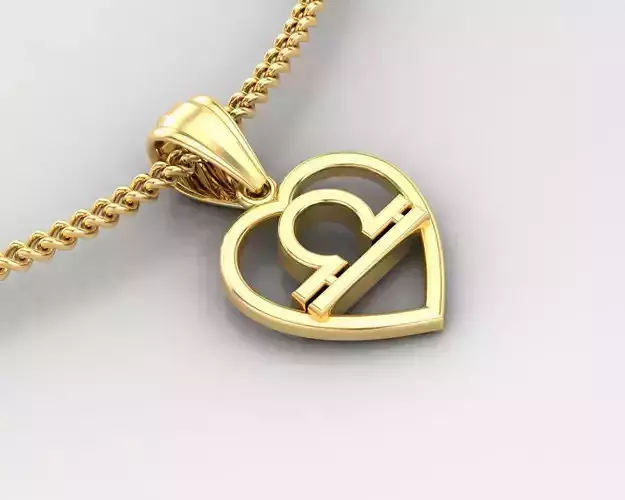 Libra Zodiace Pendant V3