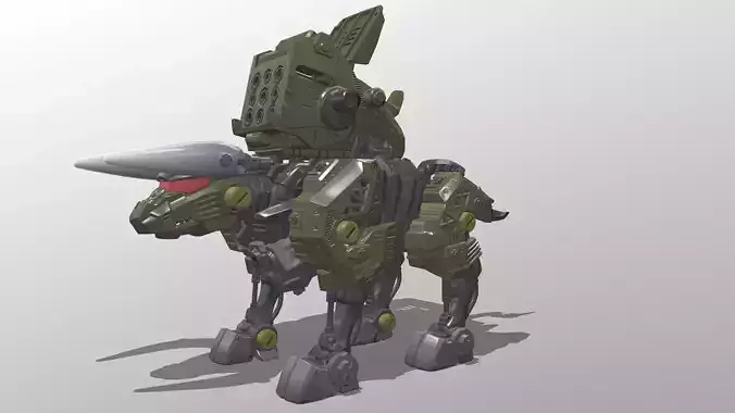 Zoids 066 Low-poly 3D model
