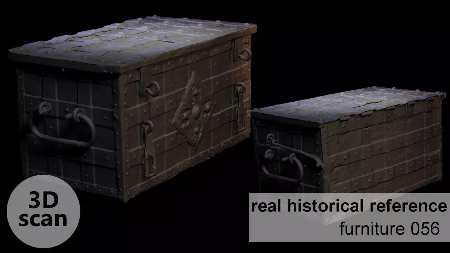 Wooden furniture 056 3D print model_0