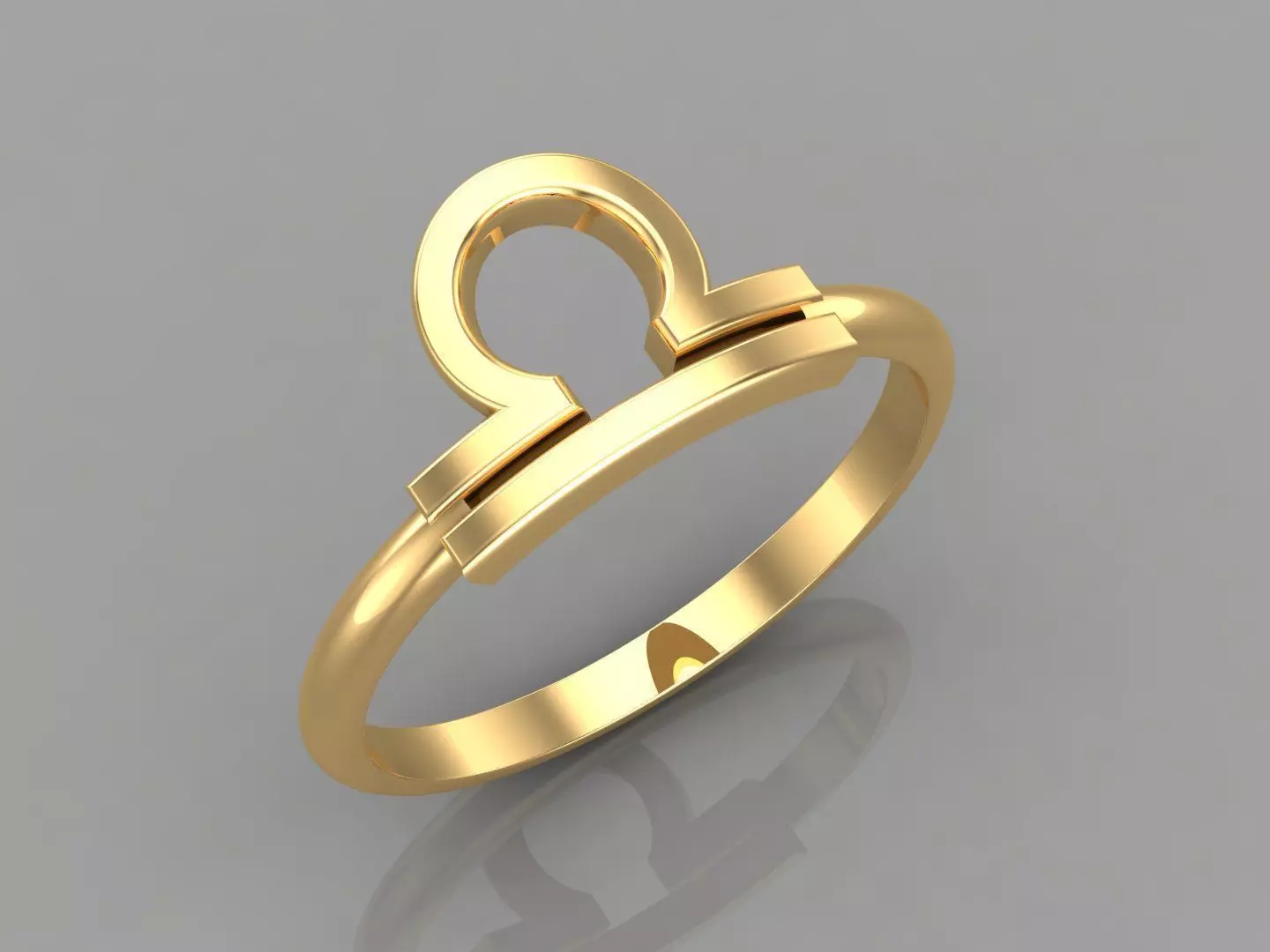 Libra Ring Zodiace V1 3D print model_0