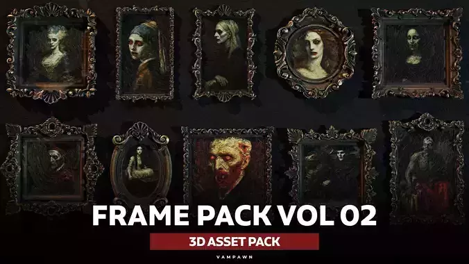 Frame Pack Vol 02 Vampire Portrait Series